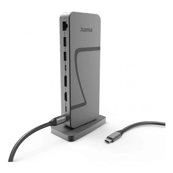 Hama Estação de Acoplamento 10 em 1 USB-C PD140W 8K Multiportas