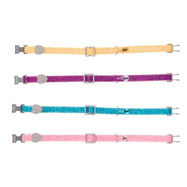 Trixie Coleira Nylon/Plástico Glitter para Gato