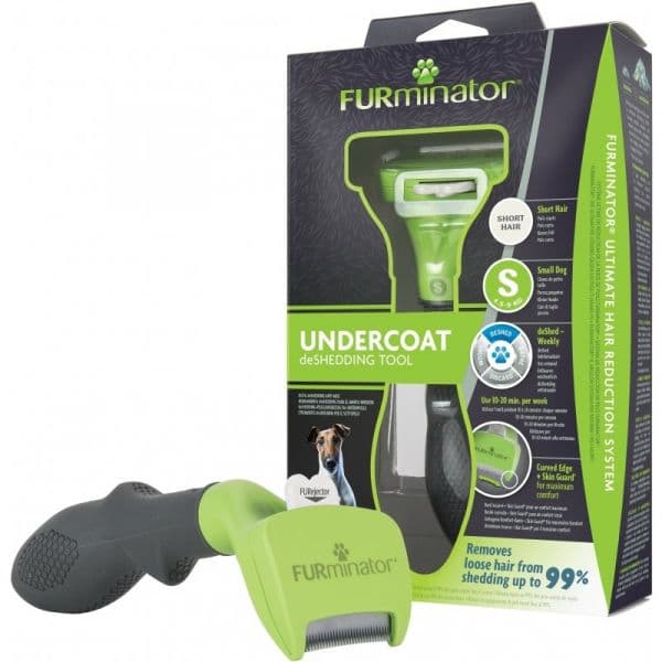 FURminator Escova Desembaraçadora Pelo Curto - Cão Pequeno