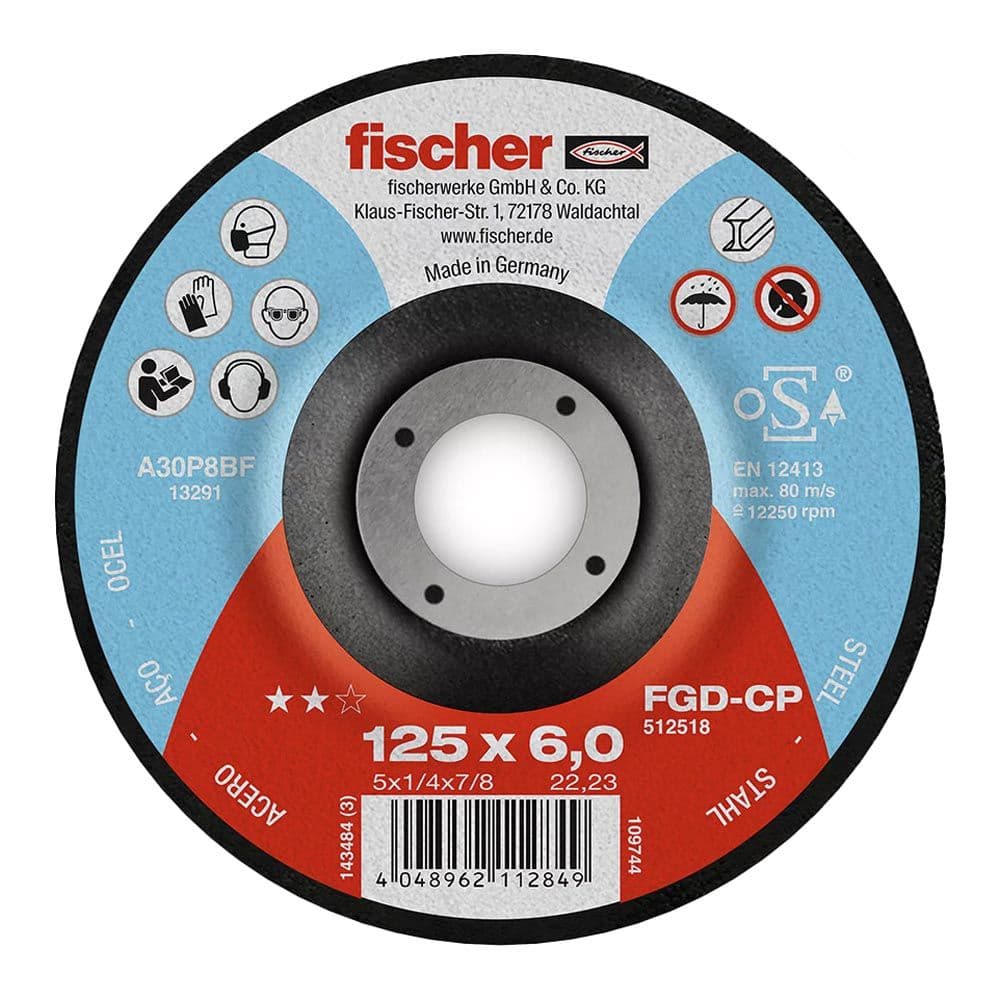 Fischer Disco Fgd-cp 125X6X22,23 de Moagem de Carbono - 840011133