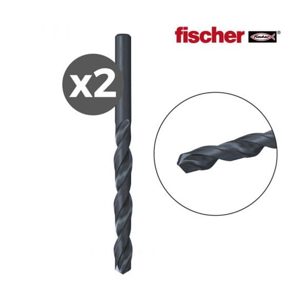 Fischer Pack 2 Brocas de Metal Hss-r DIN338 3,5X39 / 70 / 2K