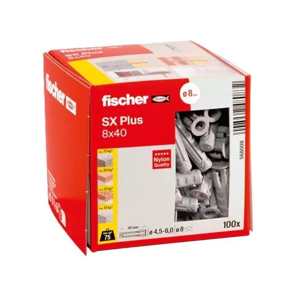 Fischer Bucha Nylon SX Plus 8x40 (100 Uni)