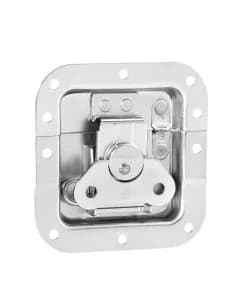 Adam Hall Hardware 17293 SP - Butterfly Latch medium with Spring half cranked 14 mm deep padlockable