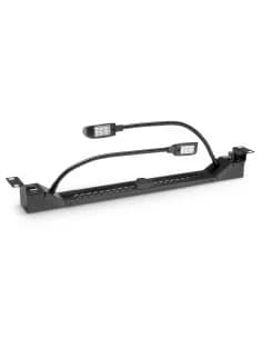 Adam Hall 19 Parts RACK LIGHT 01 GN WHITE BLUE - 19" Gooseneck LED Rack Light