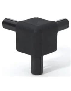 Adam Hall Hardware Q 4506 BLK - Corner for Casemaker, Black