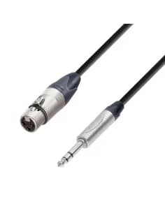 Adam Hall Cables 5 STAR BF V0300 - Balanced Cable | Neutrik® XLR Female x Jack TRS | 3 m