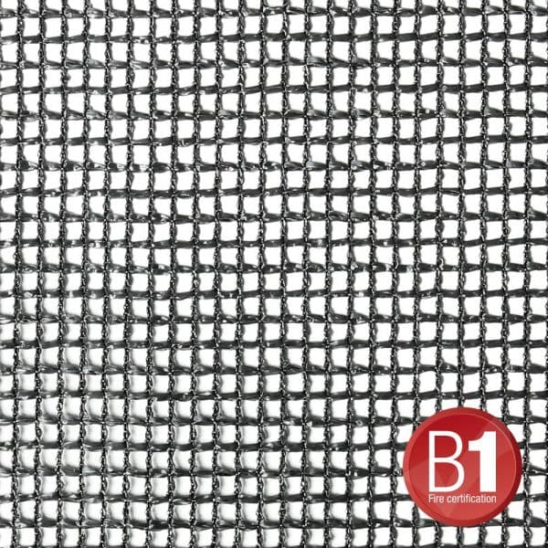 Adam Hall 0156 X 35 B Gauze, Material 201 3x5m With Eyelets, Black