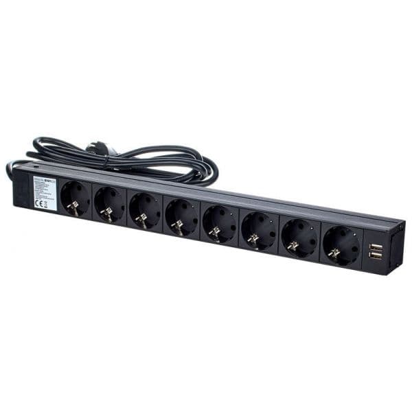 Adam Hall 87471 usb 19" Power Strip