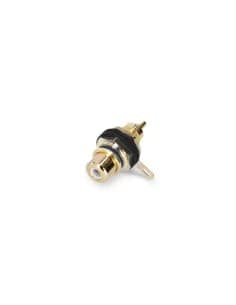 Adam Hall Connectors 4 STAR PR2 BLK - RCA socket female gold-plated with black code ring