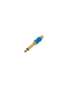 Adam Hall Connectors 4 STAR A RF2 JM2 G BLU LINE - BLU Line Adapter | RCA female x Jack TS