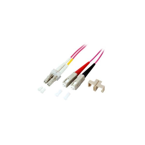 Efb Elektronik O0323.2 Cabo de Fibra Óptica Duplex LC-SC 50/125 OM4 LSZH 2m Violeta