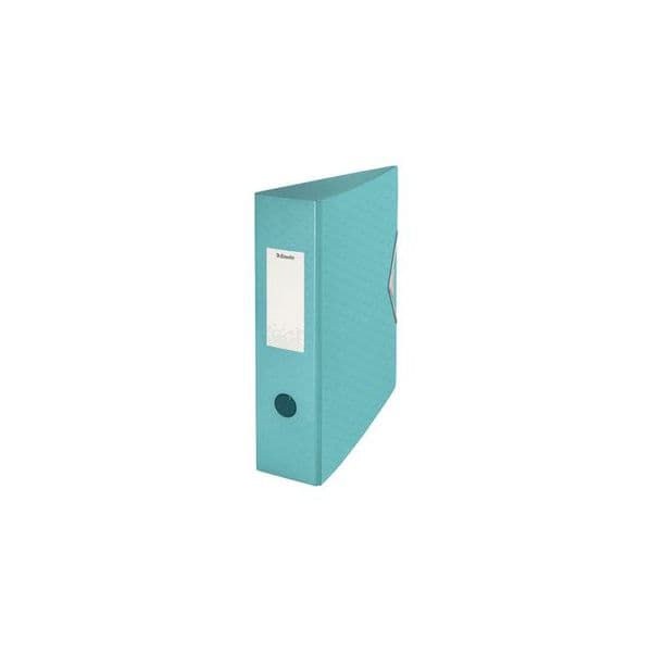 Esselte Pasta de Arquivo c/ Elástico Ice A4 L/L 75 mm Azul Turquesa 1 Un.