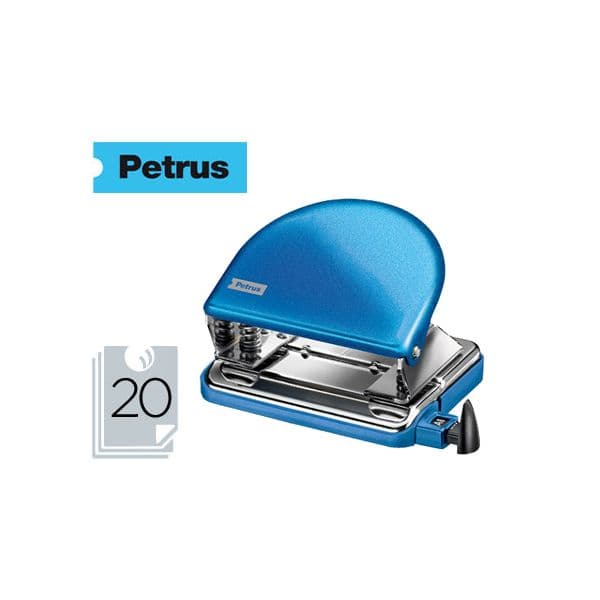 Petrus Furador 52 Metálico 20 Fls Azul Metalizado - L154086