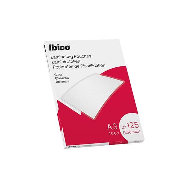 Ibico Bolsa de Encadernação Térmica A3 303x426mm 125mic 100 Un. - 1002026