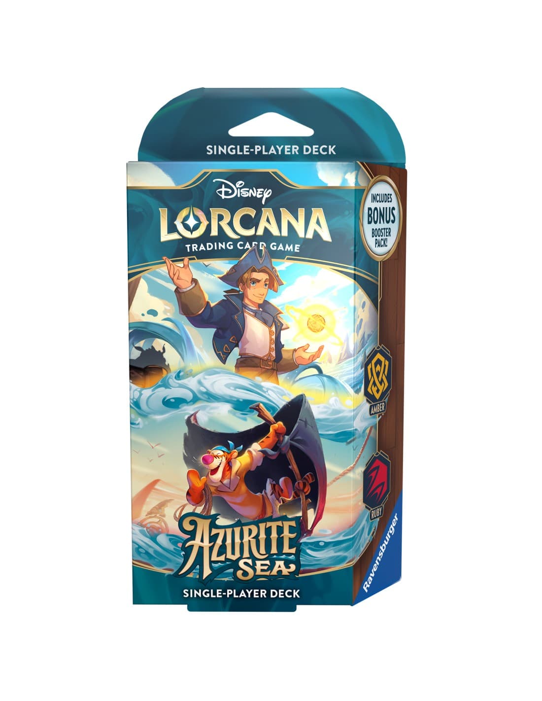 Ravensburger Disney Lorcana TCG Azurite Sea Starter Deck Multicolor