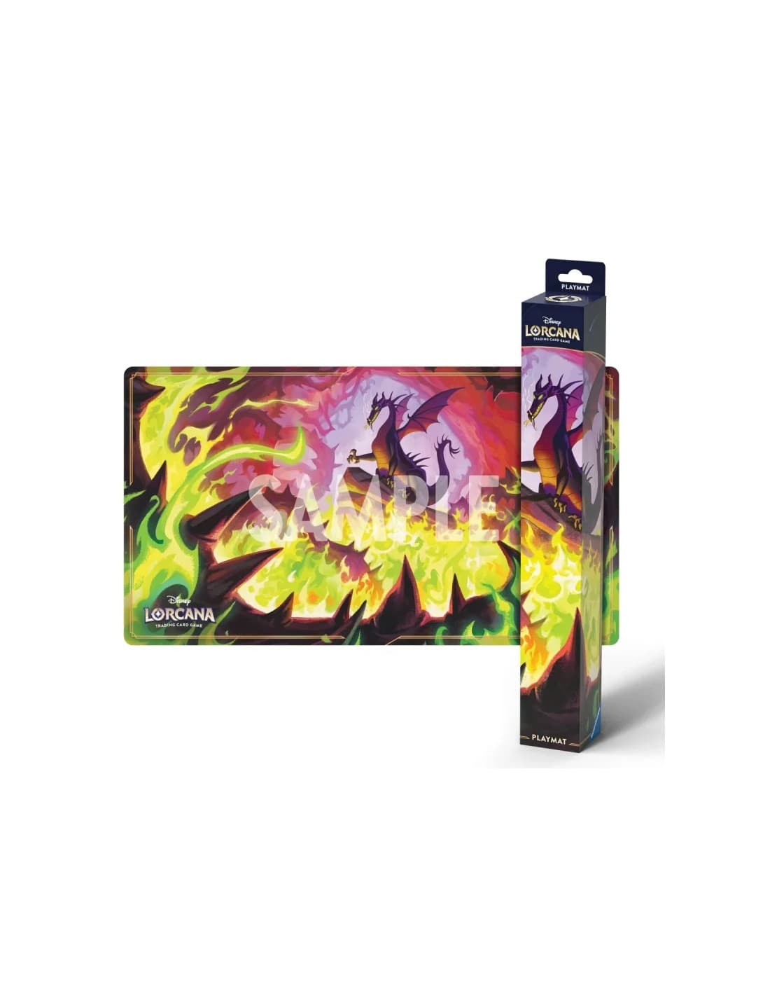 Disney Lorcana Winterspell Playmat Dragon Fire S11