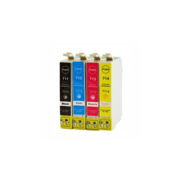 Pack 4 Tinteiros Epson T0711-T0714 Compatível