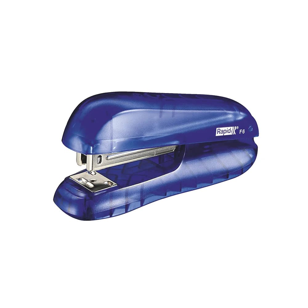 Agrafador Rapid F6 Azul Transparente 20 Folhas
