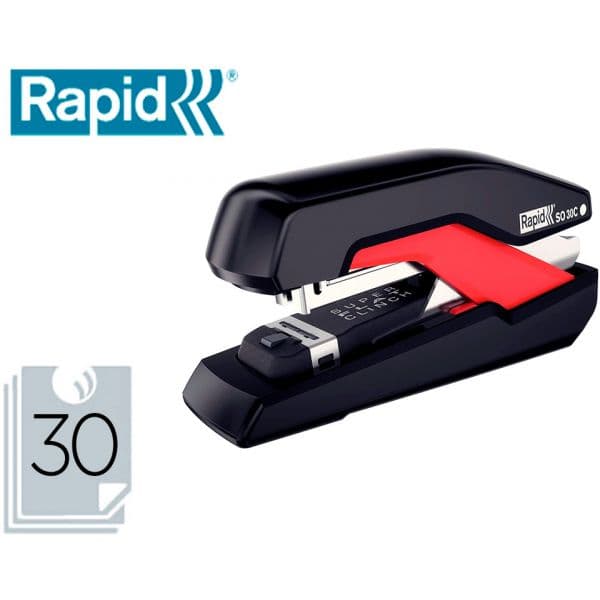 Rapid Agrafador Halfstrip S030 30 Fls Preto - 5000550