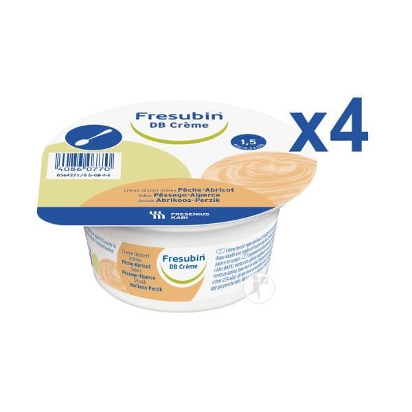Fresubin DB Cremoso Pêssego/Alperce 125g 4 Unidades