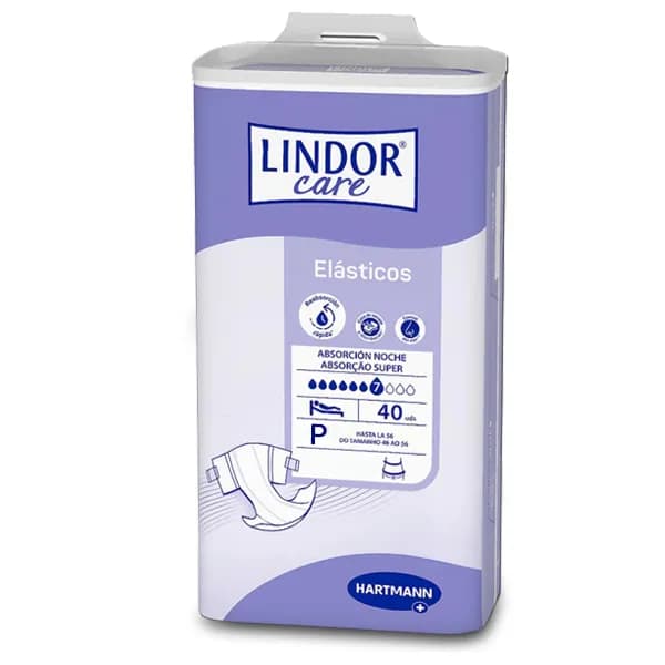 LINDOR - Fralda Super T. Pequeno x40uni.