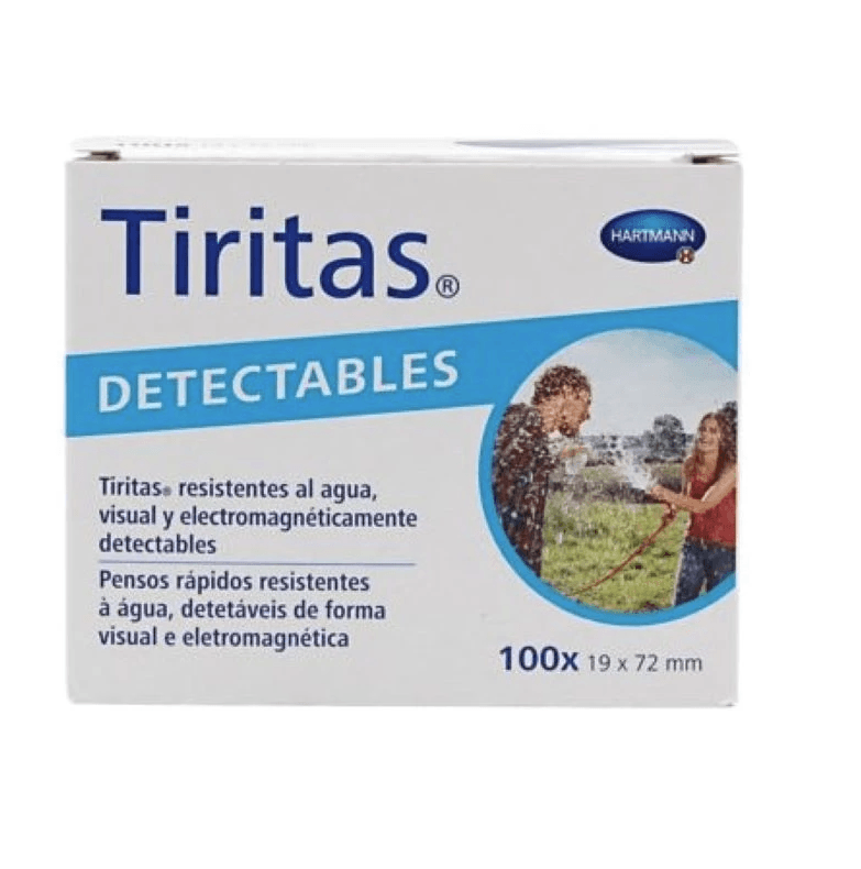 Tiritas detectables x100unidades