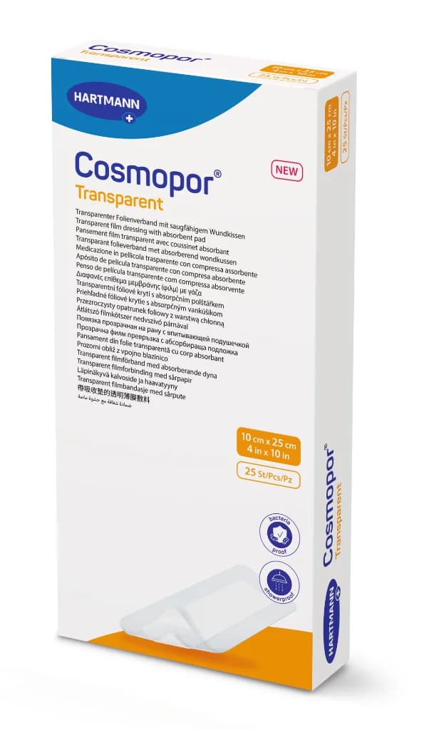 Cosmopor Transparent10x25cm 25un