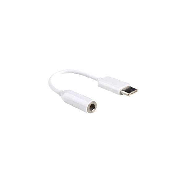 Ntech Cabo Conversor de usb Tipo C M P/ Jack 3.5MM F Branco