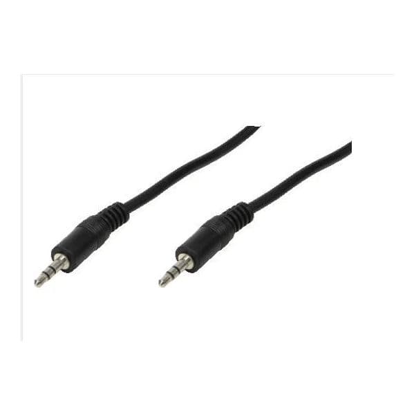 Logilink Cabo Áudio Jack 3.5mm 10mts Black