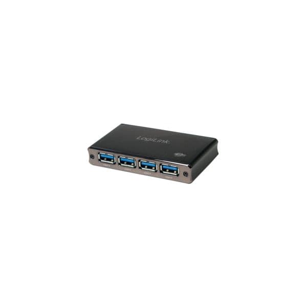 Logilink UA0282 Hub USB 3.0 4 Portas Alumínio Preto