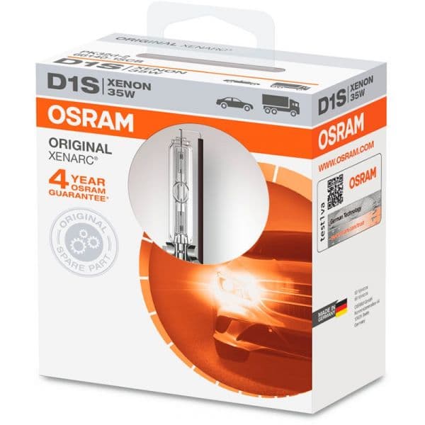 Osram Lâmpada D1S 85V/35W 4150K Xenarc® Original Single Box