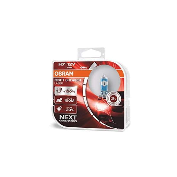 Lâmpada Automotiva Osram Night Breaker Laser H7 12v 55w - S3700947