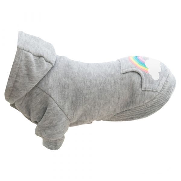 Trixie Camisola Rainbow com Capuz para Cãs 30 cm