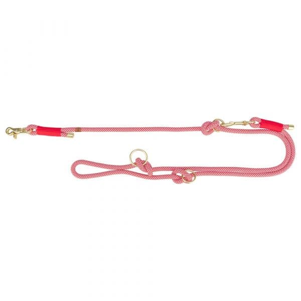 Trixie Trela Ajustável Soft Rope Vermelho