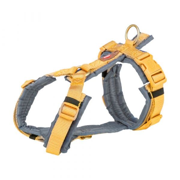 Trixie Peitoral Trekking Premium M Amarelo Torrado