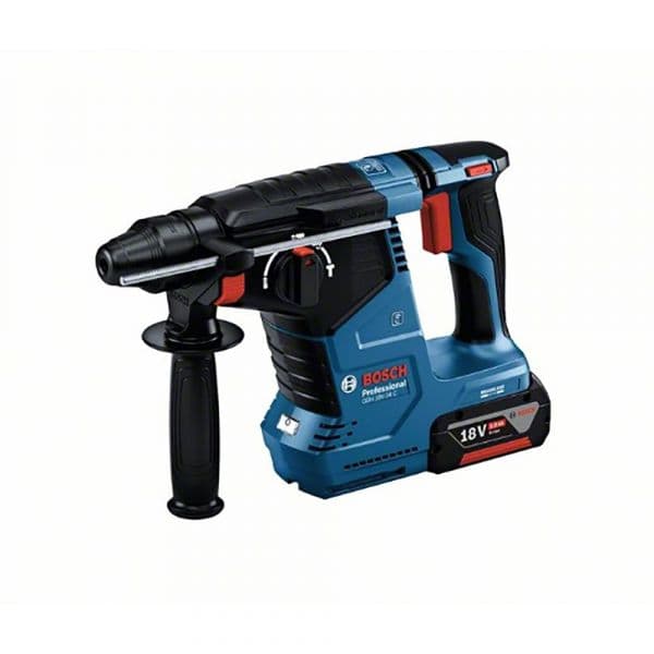 Bosch Professional Gbh 18v-24c 2x5ah Gal 1880cv L-boxx 136 Battery Hammer