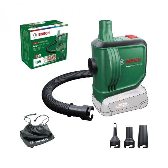 Bosch Bomba de Ar EasyInflate 18V-500 Sem Fios Verde/Negro