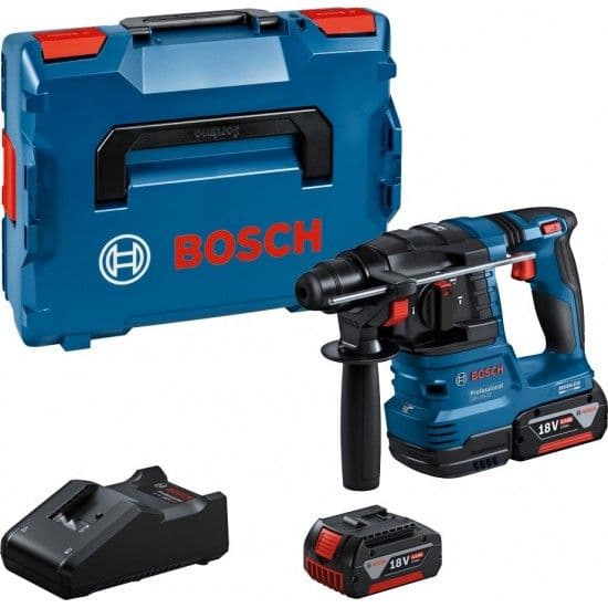 Martelo GBH 18V-22 + 2x4.0Ah + Carregador + L-BOXX 136 refª 0611924002 BOSCH