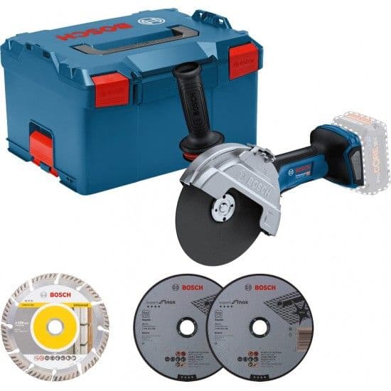 Rebarbadora sem fio BiTurbo GWS 18V-180 P Bosch brushless [06019H6L02]
