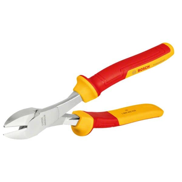 Bosch Alicate de Corte Diagonal/Lateral VDE 200 mm Vermelho/Amarelo