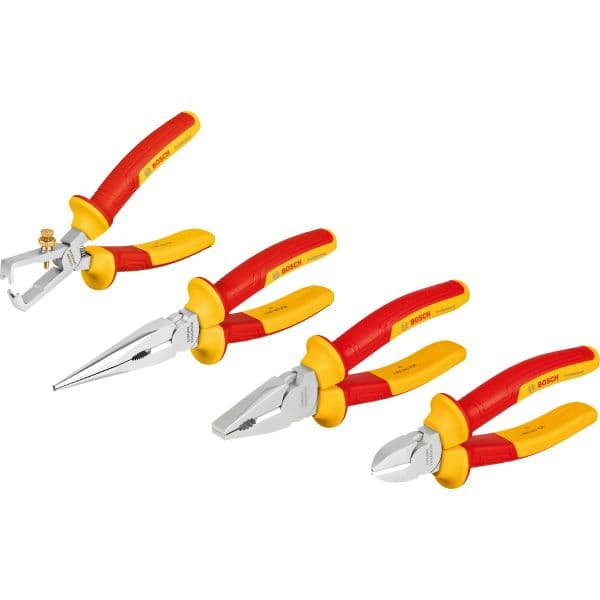 Bosch Alicates Isolados VDE Professional 4 Peças 1600A02NG1