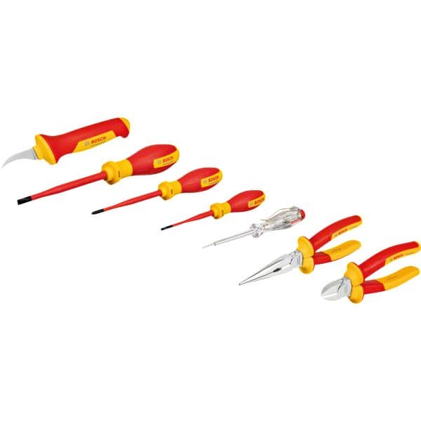 Bosch Kit Ferramentas VDE 7 peças isolado eletricamente