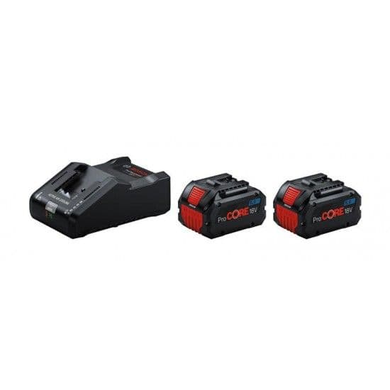 Bosch Conjunto de Iniciação 2 Baterias ProCORE18V 8.0Ah + Carregador GAL 18V-160 Professional