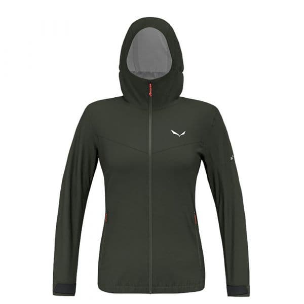 Salewa Puez Aqua 4 Powertex 2.5l Jacket Preto S Mulher
