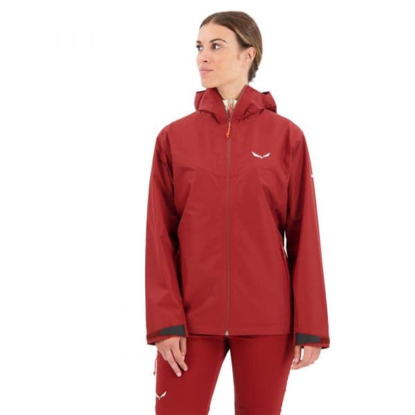 Salewa Puez Aqua 4 Powertex 2.5l Jacket Vermelho M Mulher