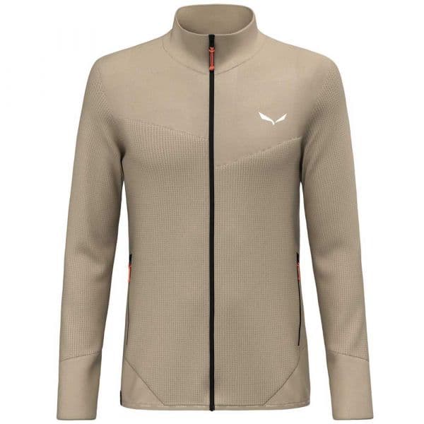 Salewa Puez Waffle Hyb Pl Softshell Jacket Beige 2XL Homem