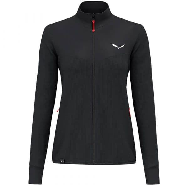 Salewa Puez Waffle Hyb Pl Softshell Jacket Preto M Mulher