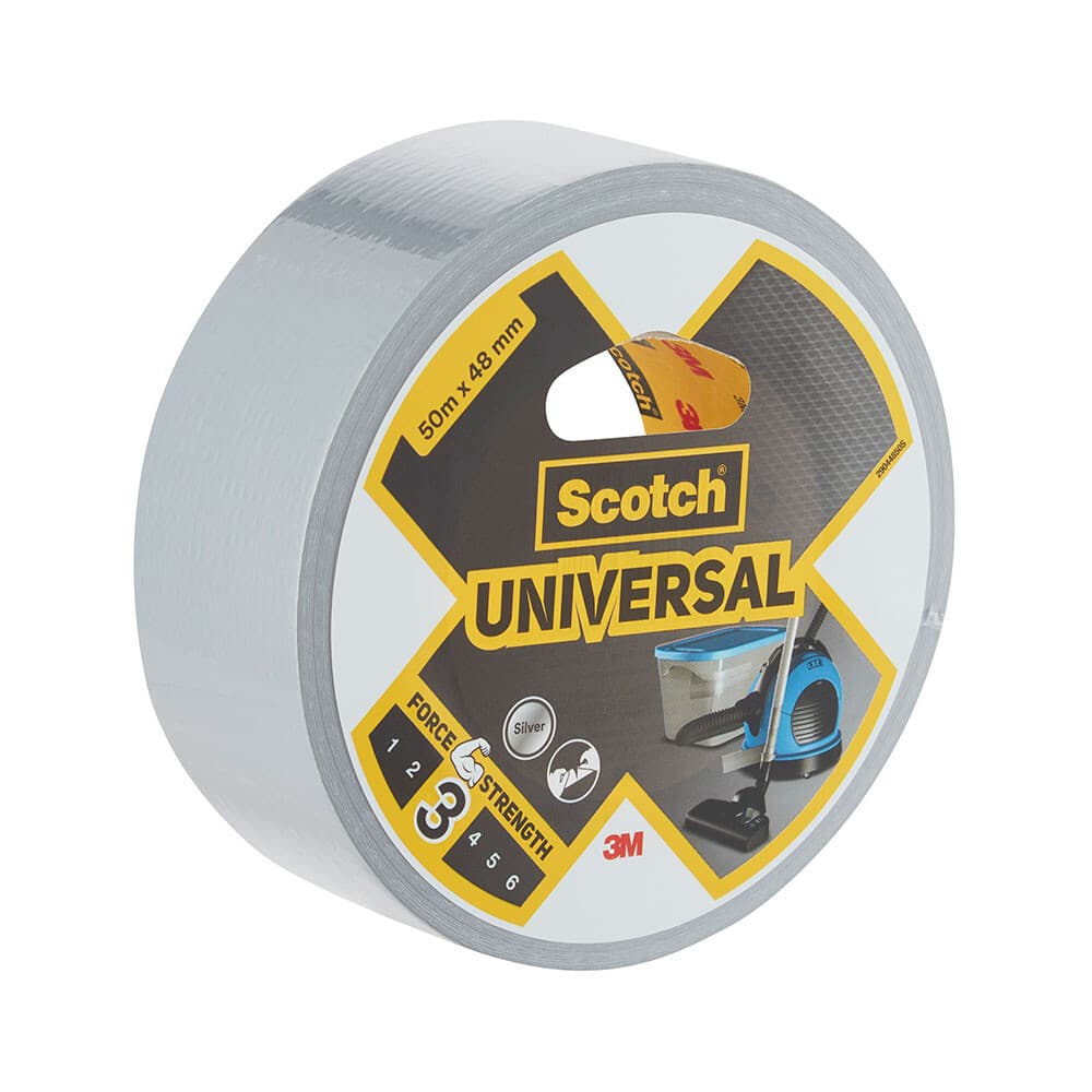 3M Fita Universal Americana Cinzento/Prateado 48mm 50m/3,50m
