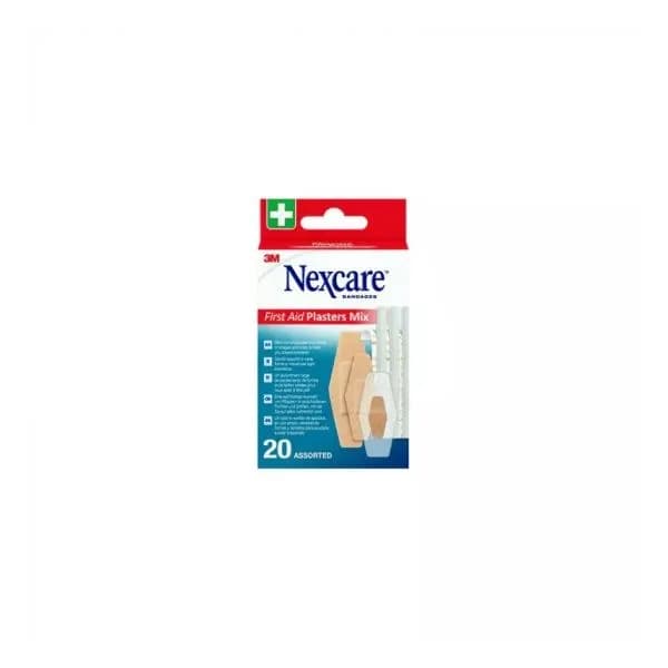 Nexcare First Aid Plasters Mix 20 Pensos