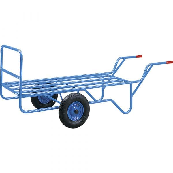 Eurokraft Carrinho de Mão, 1500x690 mm, 400 Kg Azul Claro Ral 5012 - M8882-154598